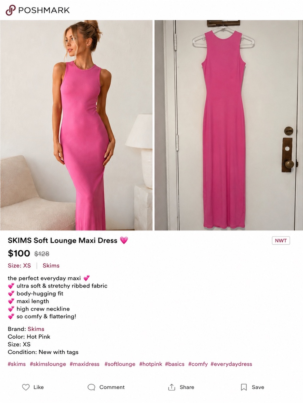SKIMS Soft Lounge Maxi Dress Fits Everybody